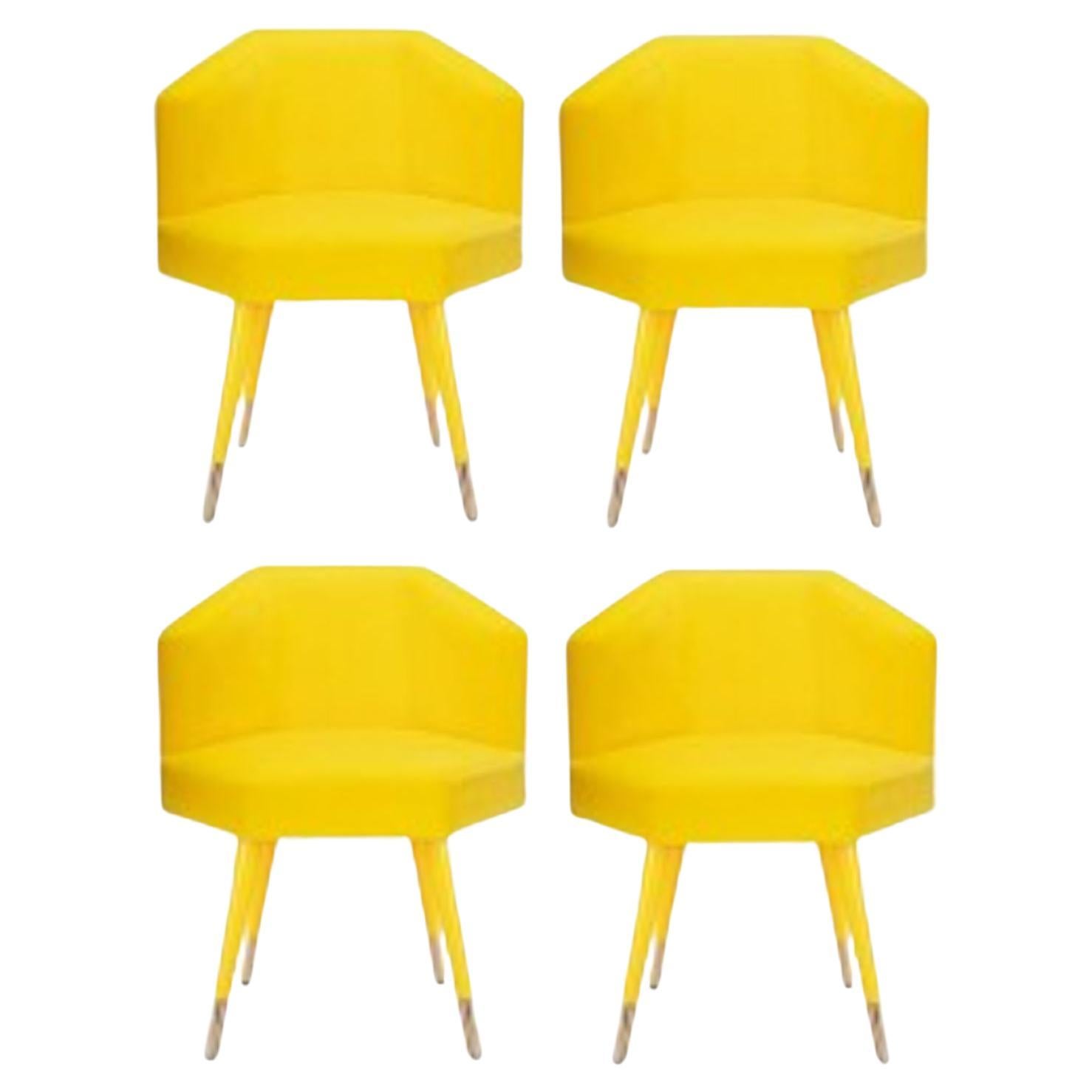 Set of 4 Beelicious Dining Chairs, Royal Stranger For Sale at 1stDibs