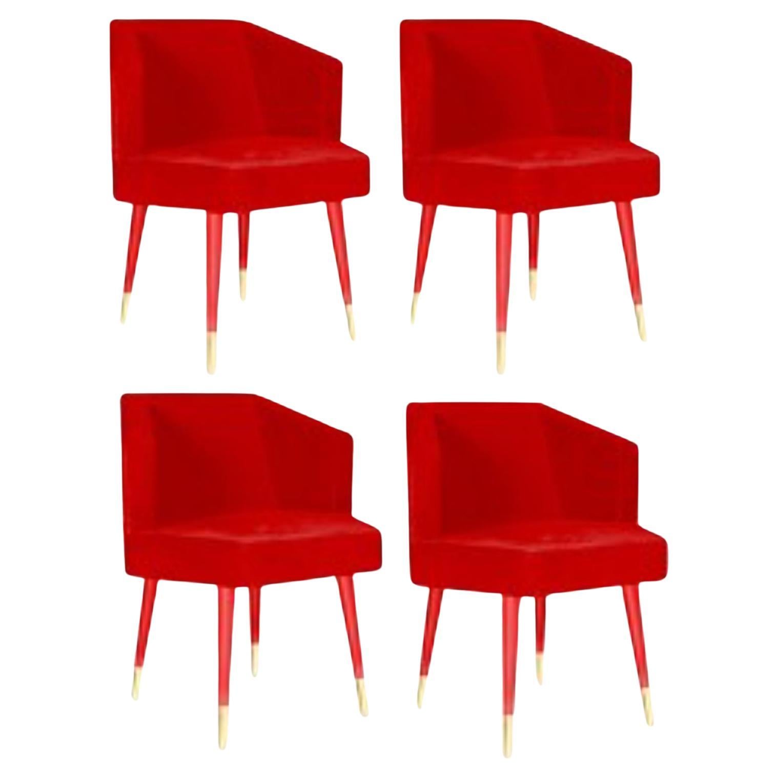 Set of 4 Beelicious Dining Chairs, Royal Stranger For Sale