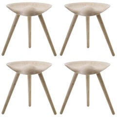 Set di 4 sgabelli ML 42 Beige Oak di By Lassen