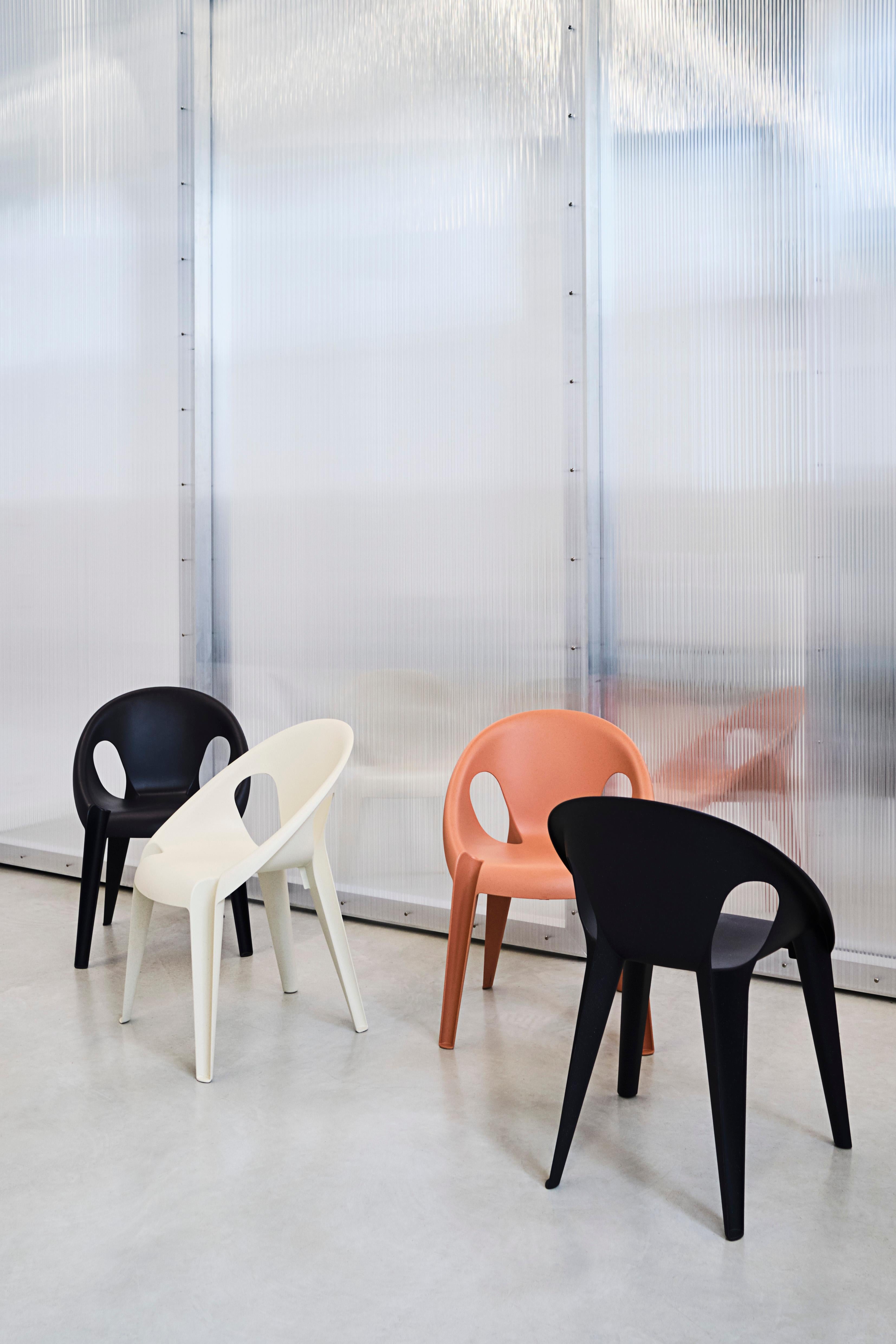 Plastic Set of 4 Bell Chair in Dawn by Konstantin Grcic  for MAGIS For Sale