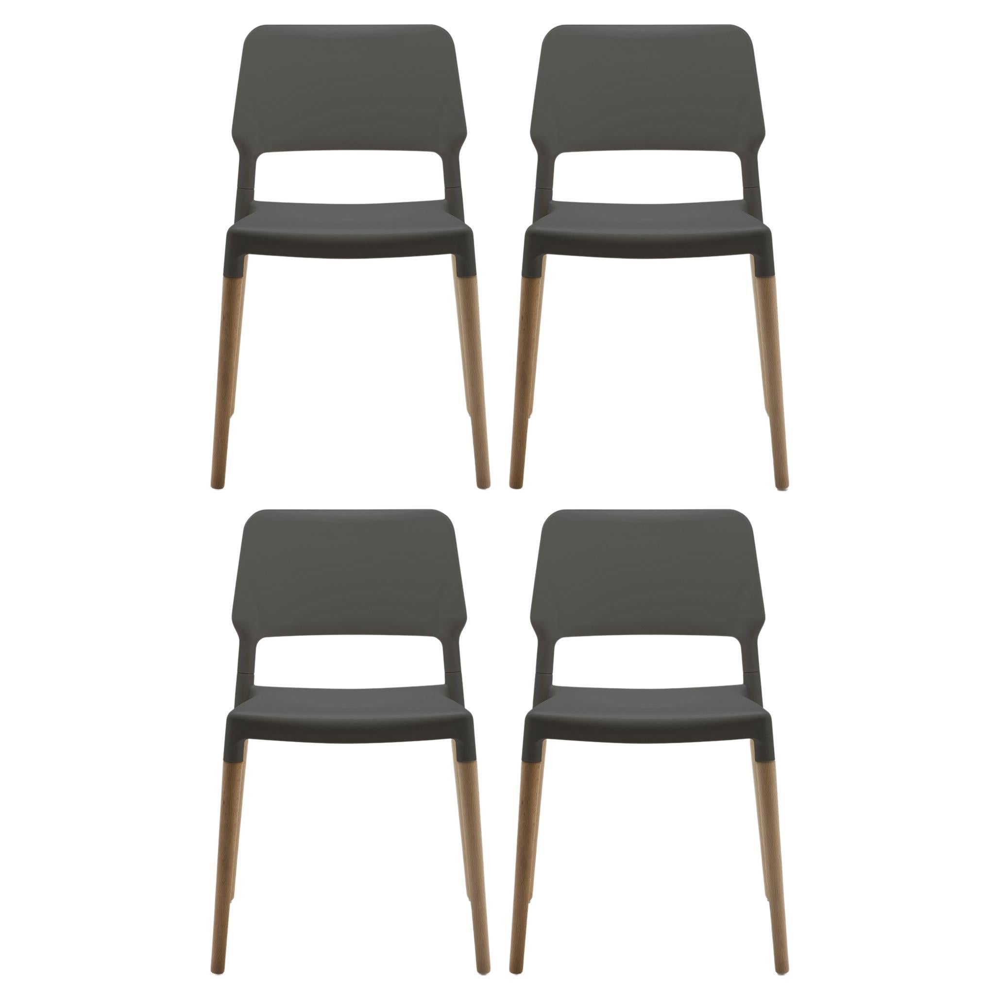 Set of 4 Belloch Dining Chair by Lagranja Design For Sale