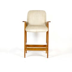 Set of 4 Benny Linden 'Danish Modern' Teak Counter or Bar Stools