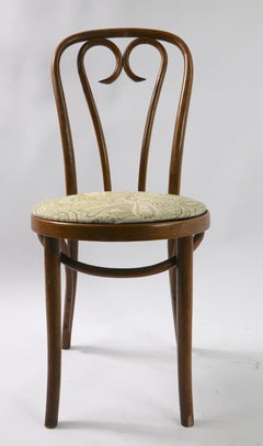 Set di 2 sedie da caffè in legno di Bentwood attribuite a Thonet