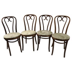 Set of 2 Bentwood Cafe Chairs Attributed to Thonet