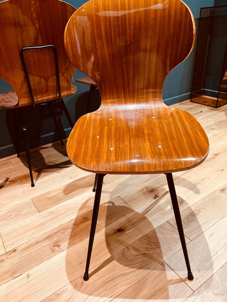 Set of 4 Bentwood Chairs by Carlo Ratti For Sale at 1stDibs