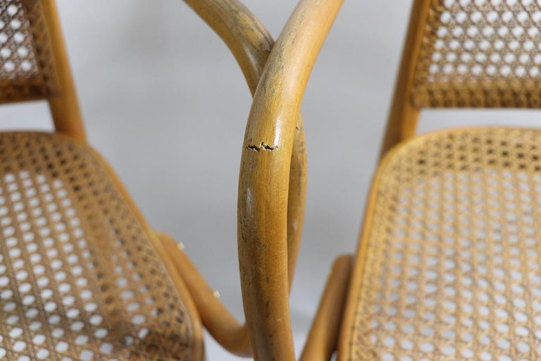 Set of 4 Bentwood Chairs Made in Czechoslovakia after at 1stDibs