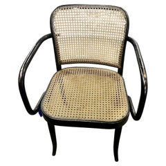 Rare Set of 4 Bentwood Prague Model 811 Armchairs by Josef Hoffmann for Stendig