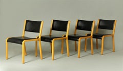 Set of 4 Bentwood Side Chairs by Wilhelm Ritz for Wilkhahn, 1960s