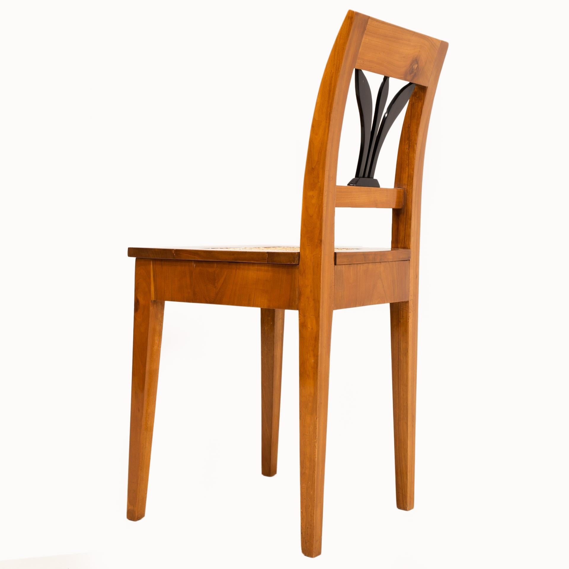 Set of 4 Biedermeier Chairs, Austria, 19th Century 3