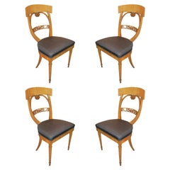 Set of 4 Biedermeier Chairs