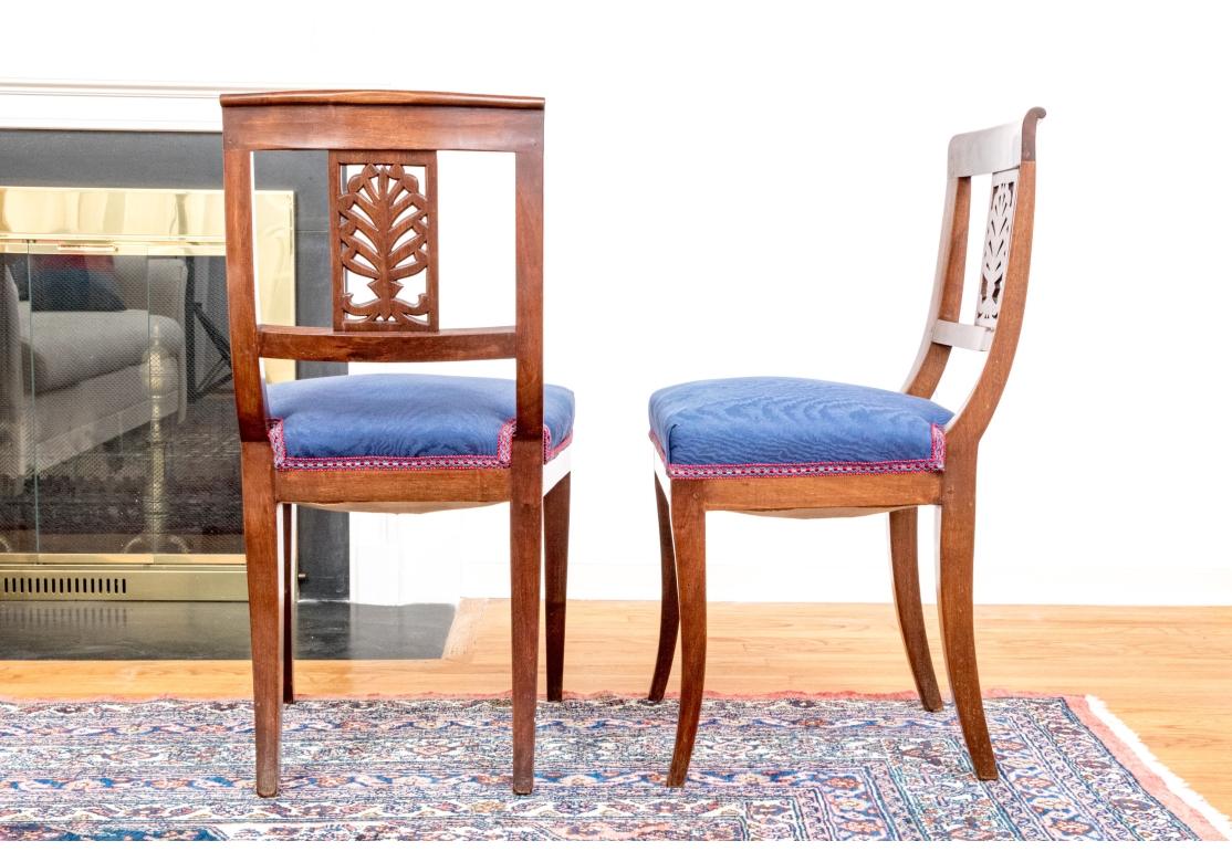 Ensemble de 4 pièces style Biedermeier  Chaises de salle à manger à restaurer en vente 4