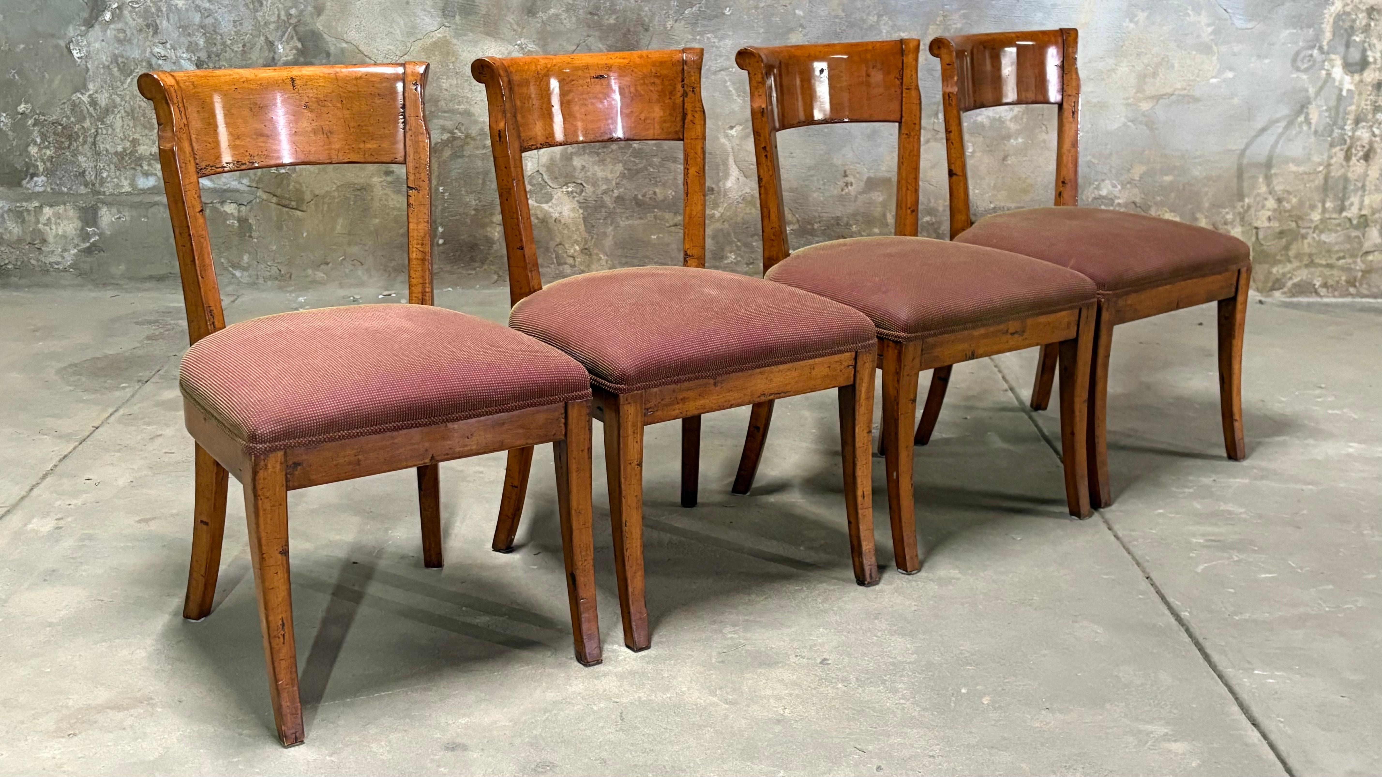 4er Set - Biedermeier Esszimmerstühle im Angebot 1