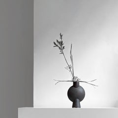 Set of 4 Black Mini Sphere Vase Bubl by 101 Copenhagen