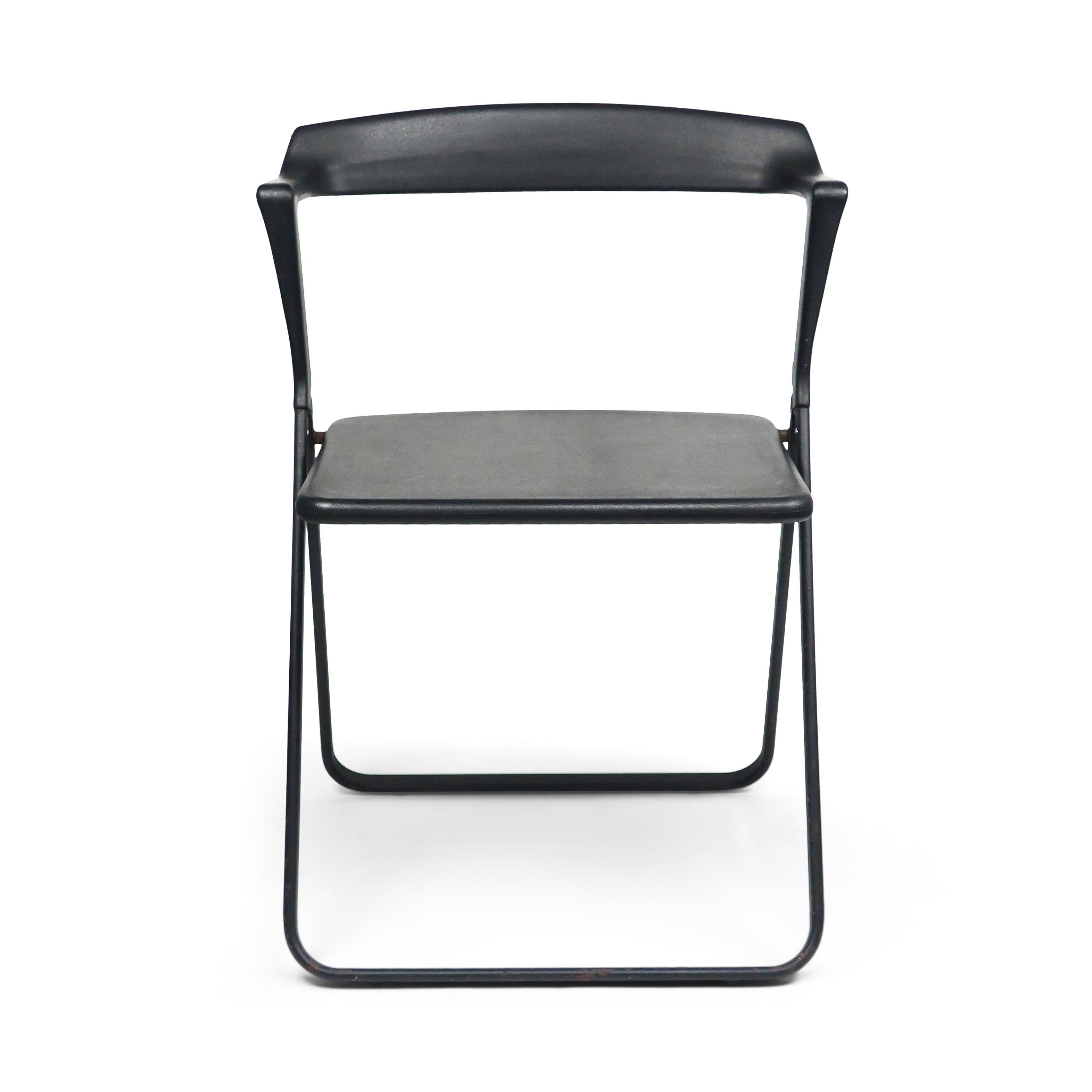 Set of 4 Blitz Folding Chairs by Motomi Kawakami for Skipper In Good Condition In Brooklyn, NY