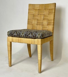 Set of 4 Block Island Wicker Dining Chairs by John Hutton for Donghia