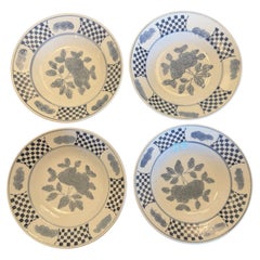 Set of 4 Blue & White Side Dishes Set of 4 Blue & White Side Dishes