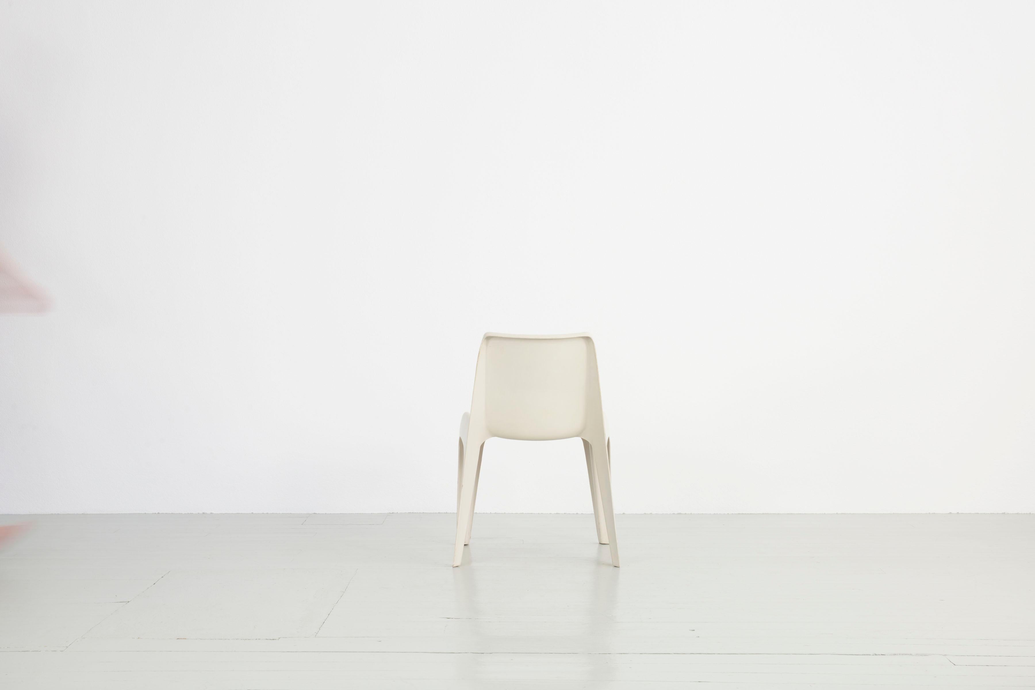 Mid-20th Century Set of 4 Bofinger-Monoblok Chairs 'BA 1171' – Design Helmut Bätzner, Germany 60s For Sale