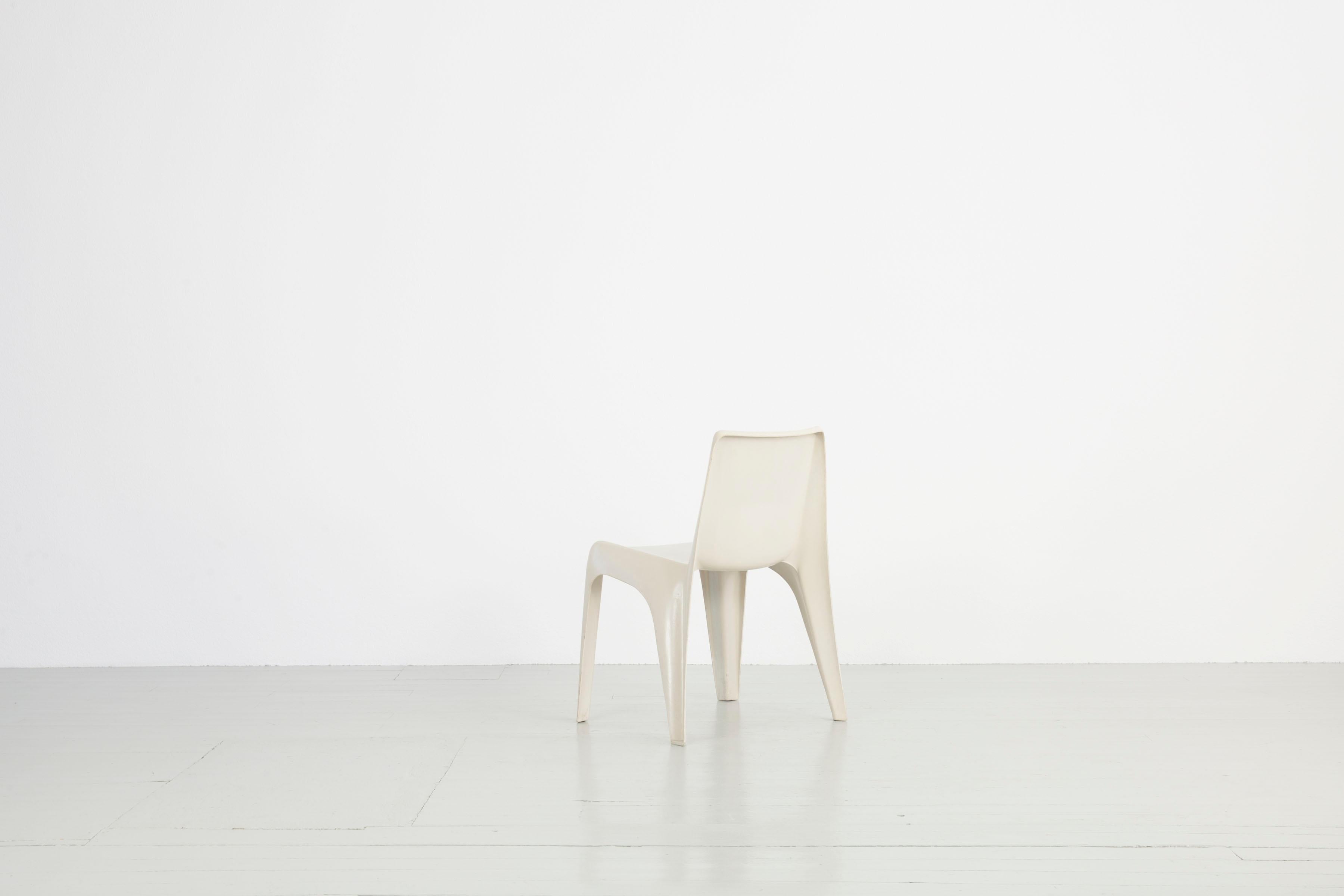 Set of 4 Bofinger-Monoblok Chairs 'BA 1171' – Design Helmut Bätzner, Germany 60s For Sale 1