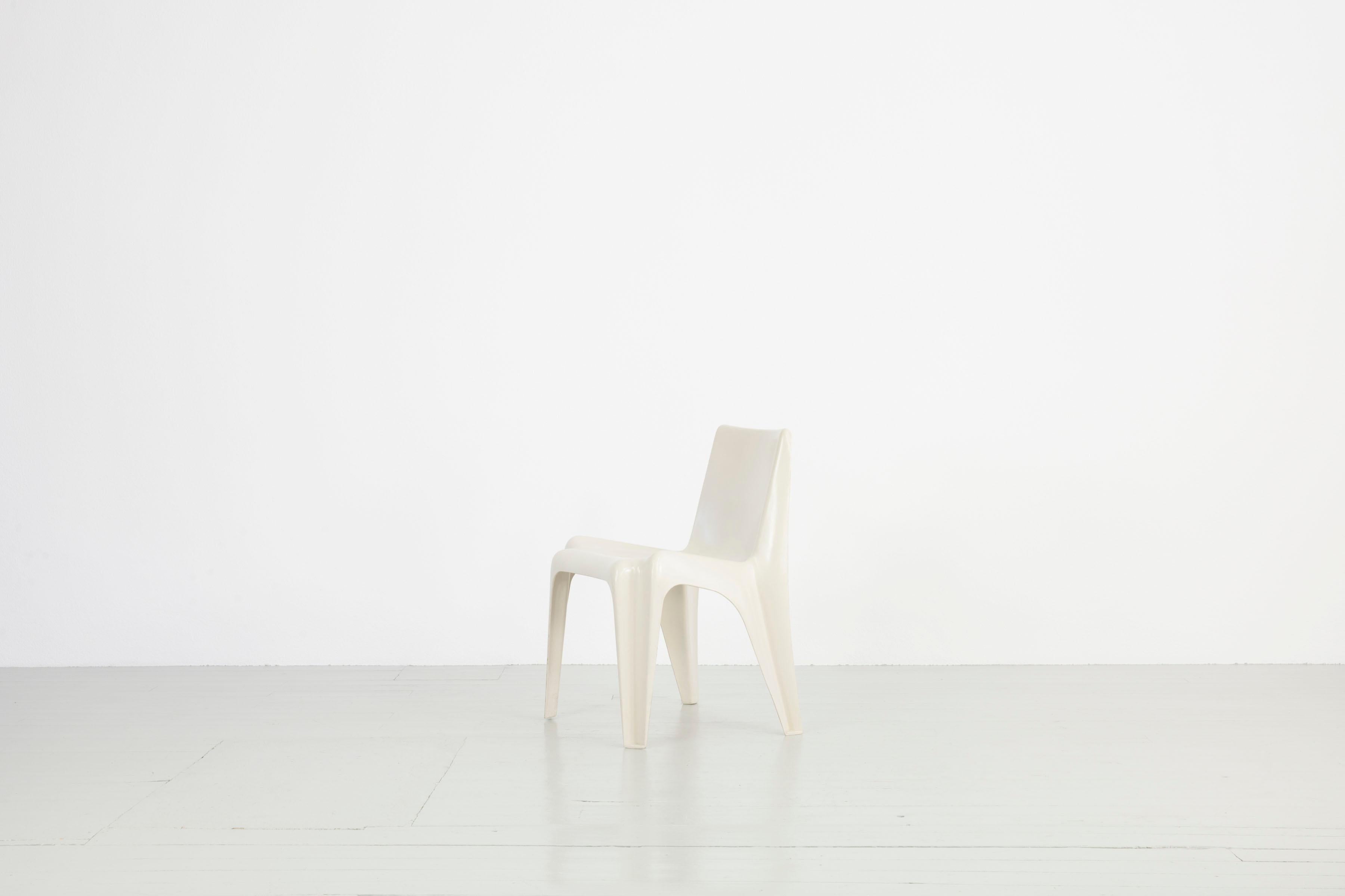 Set of 4 Bofinger-Monoblok Chairs 'BA 1171' – Design Helmut Bätzner, Germany 60s For Sale 3