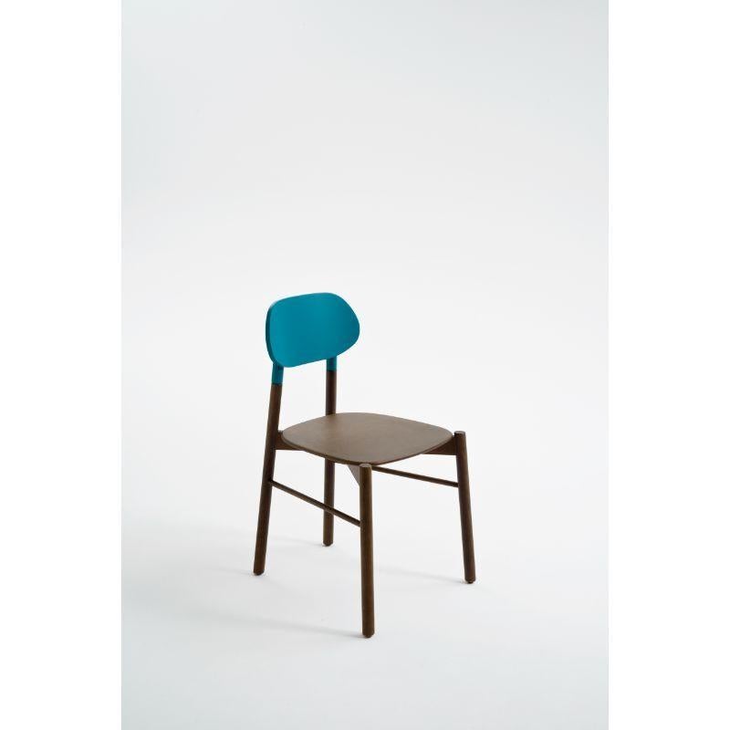 Set of 4, Bokken Chair, Turquoise, Beech Structure Stained, Lacquered Back by Colé Italia with Bellavista/Piccini
Dimensions: H.81,7 D.49 W.53,5 cm
Materials: solid beech wood structure

Also available: natural beech structure; lacquered back,