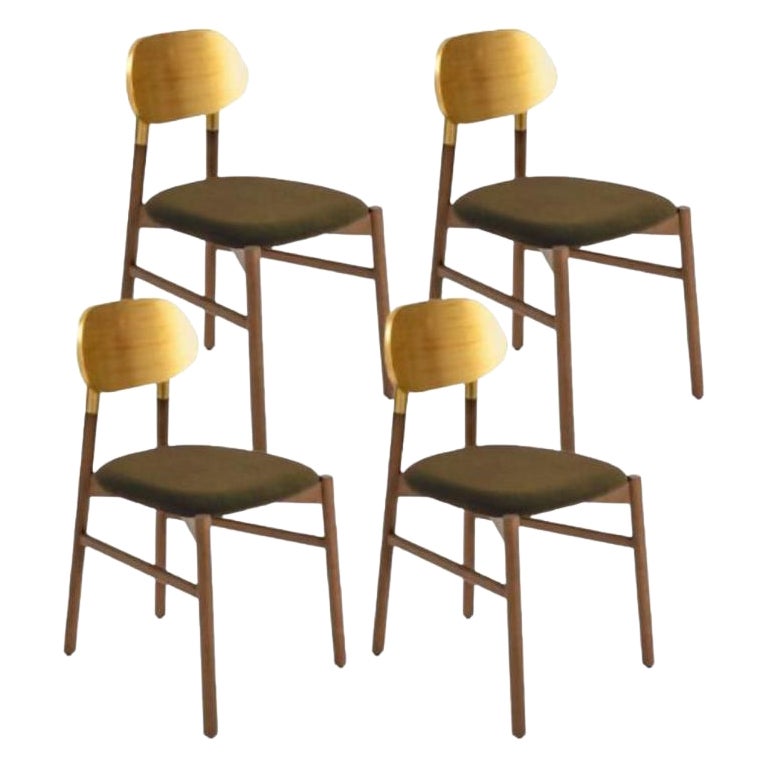 4er Set, Bokken Polsterstuhl, Canaletto & Gold, Visione by Colé Italia