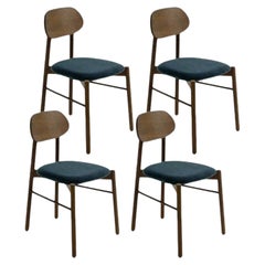 Lot de 4, chaise tapissée Bokken, Caneletto, Ottanio par Colé Italia