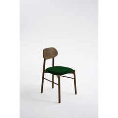 Ensemble de 4 chaises tapissées Bokken, Caneletto, Smeraldo par Colé Italia