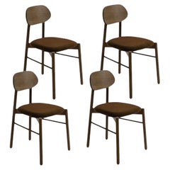 Ensemble de 4 chaises tapissées Bokken, Caneletto, Visione de Colé Italia