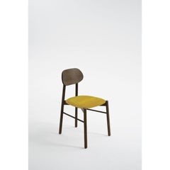 Juego de 4, Silla tapizada Bokken, Caneletto, Amarillo by Colé Italia