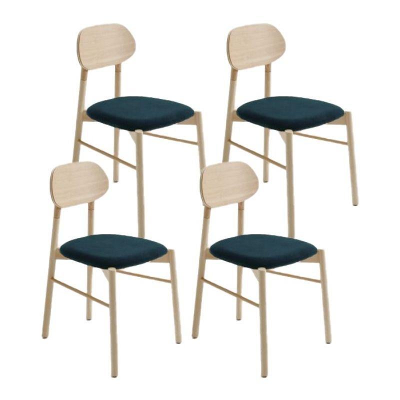 Set of 4, Bokken upholstered chair, Natural Beech, ottanio by Colé Italia with Bellavista/Piccini
Dimensions: H.81,7 D.49 W.53,5 cm
Materials: Solid beech wood structure, Padded seat - Cat C

Also available: COM Fabric, fabric Cat A, fabric cat