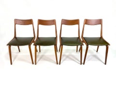 Set of 4 Boomerang Dining Chairs by Alfred Christensen for Slagelse Møbelværk in