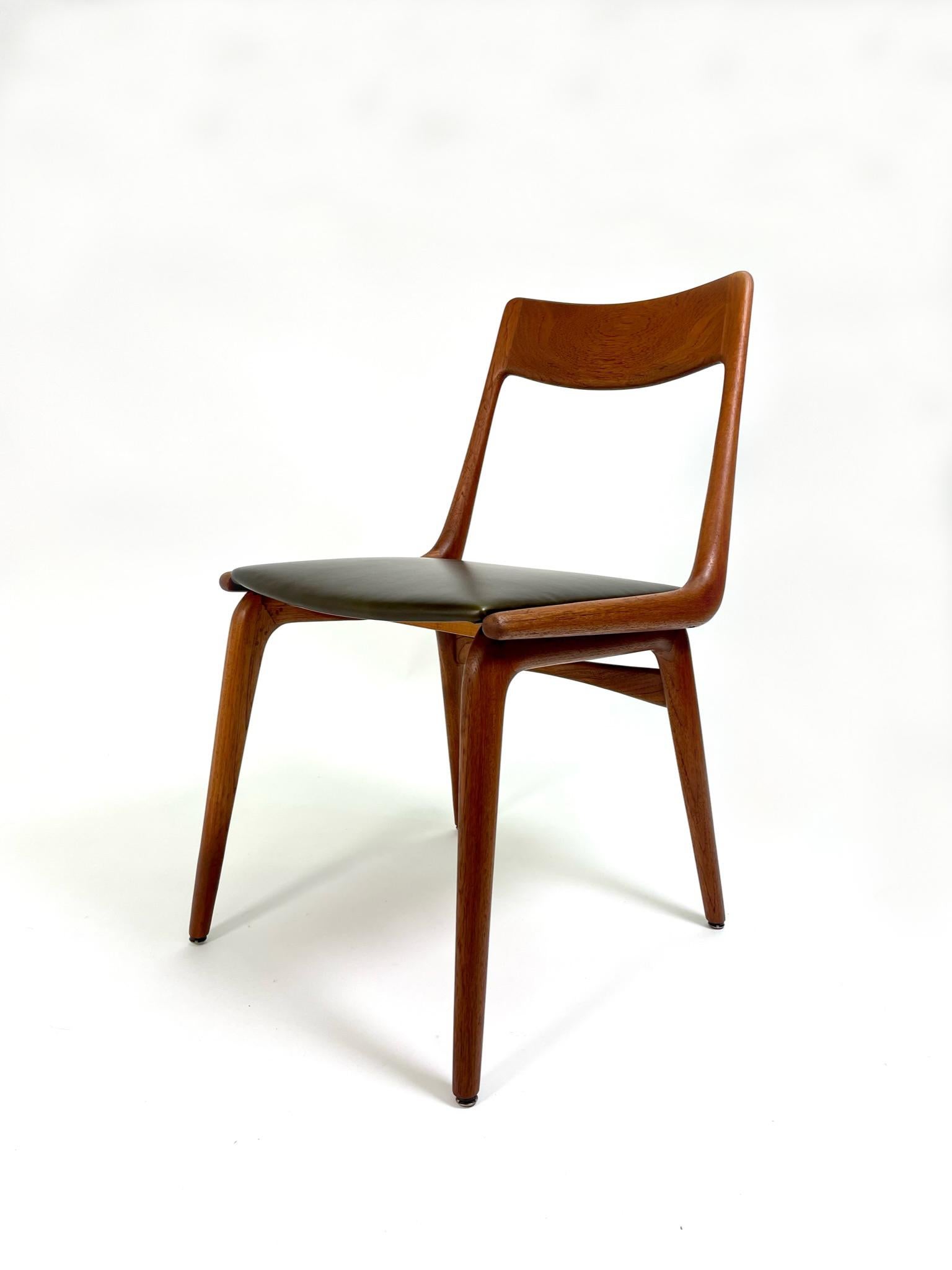 Set of 4 Boomerang Dining Chairs by Alfred Christensen for Slagelse Møbelværk in 2