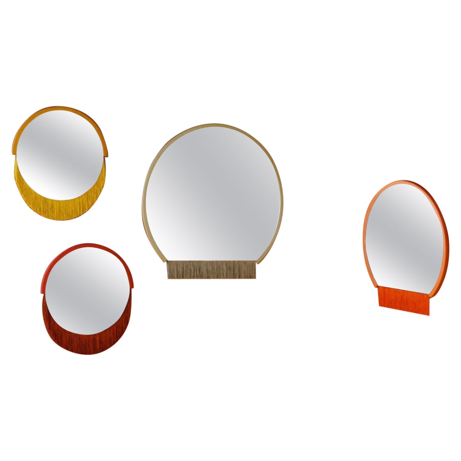 Set of 4 Boudoir Wall Mirrors by Tero Kuitunen For Sale