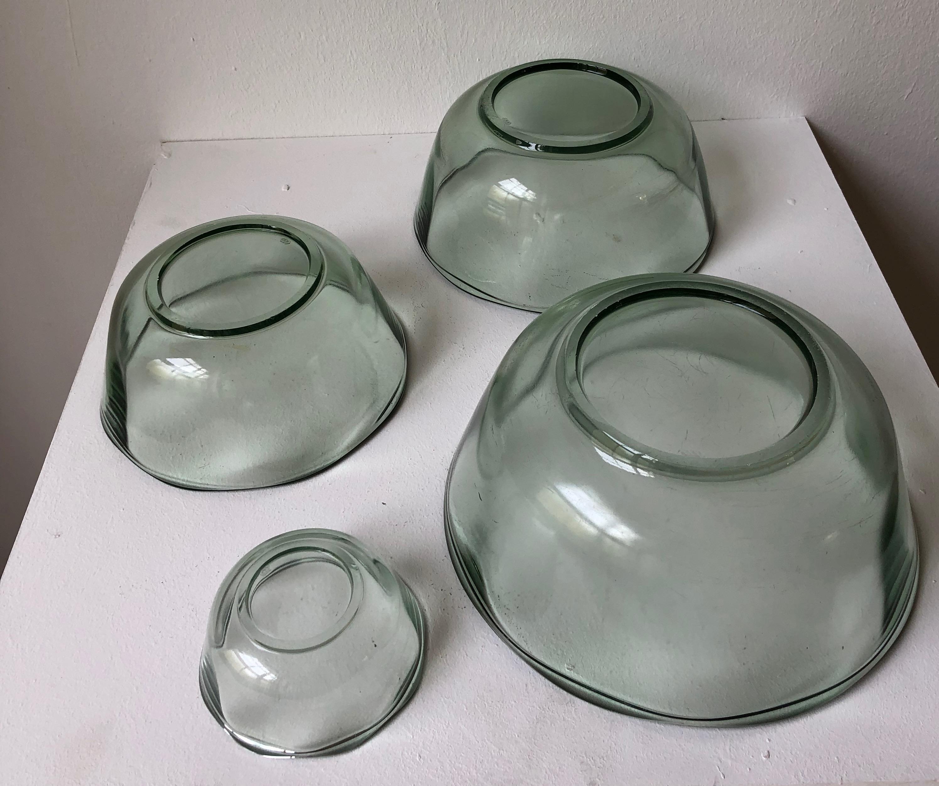 Mid-20th Century Set of 4 Bowls Model Erbach by Wilhelm Wagenfeld 1938, Early Production For Sale