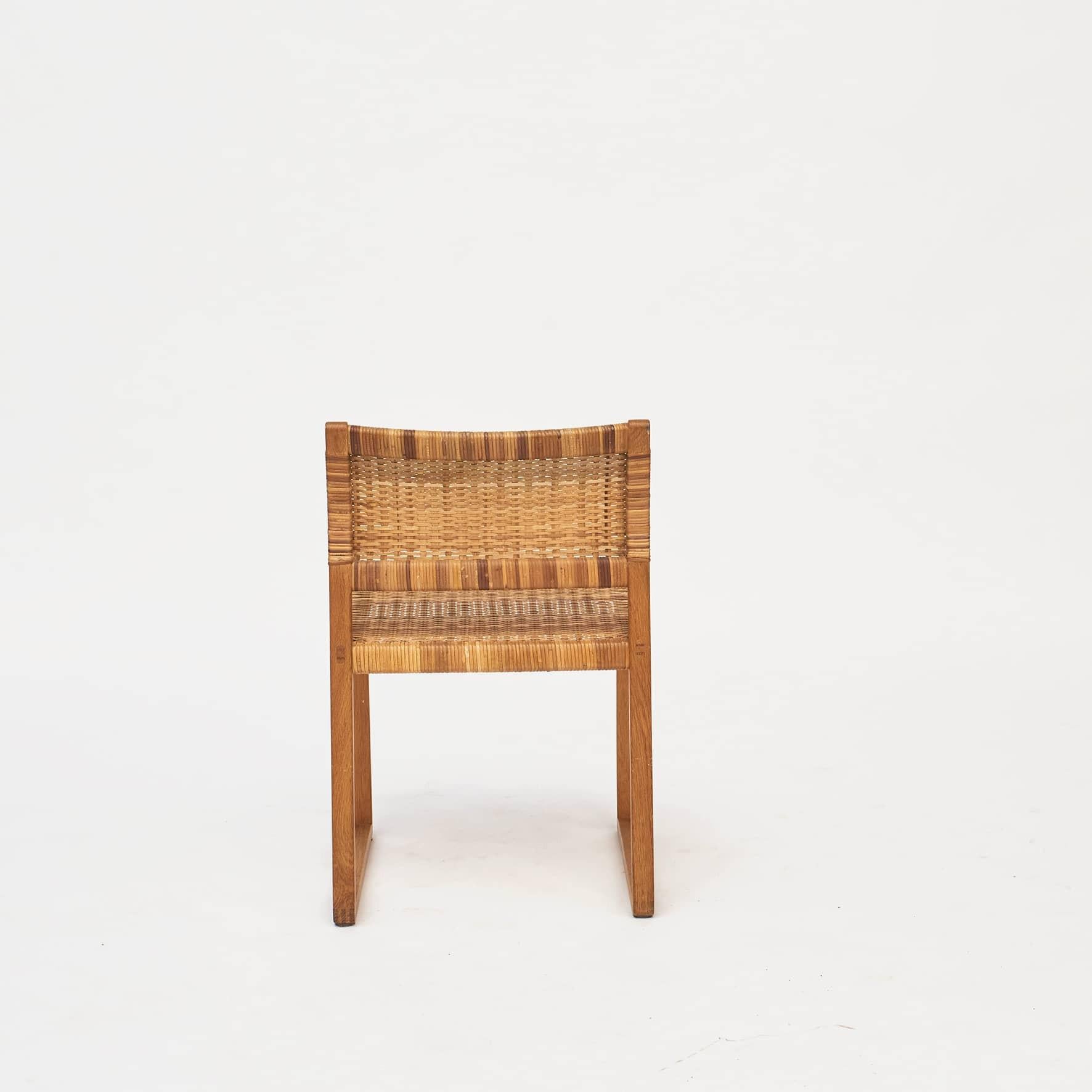 Scandinavian Modern Pair Of Børge Mogensen BM61 Dining Chairs