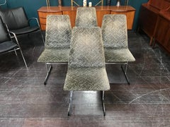 Set of 4 British 1970s Midcentury 'Lisse' Dining Chairs by Tim Bates for Pieff