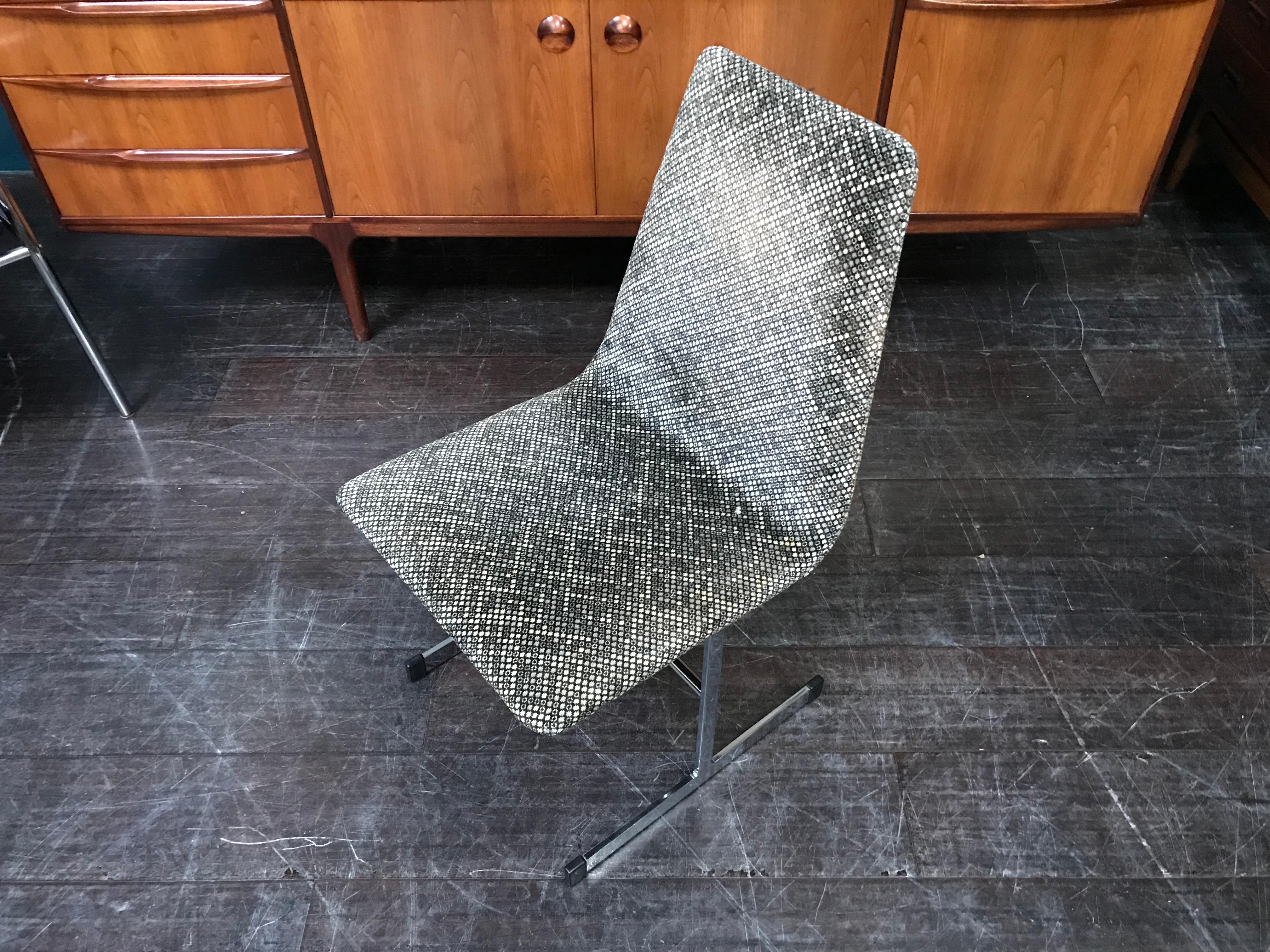 Set of 4 British 1970s Midcentury 'Lisse' Dining Chairs by Tim Bates for Pieff For Sale 1