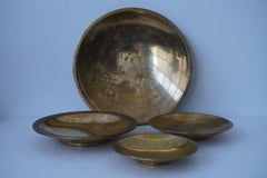 Set of 4 Bronze Chargers by Just Andersen