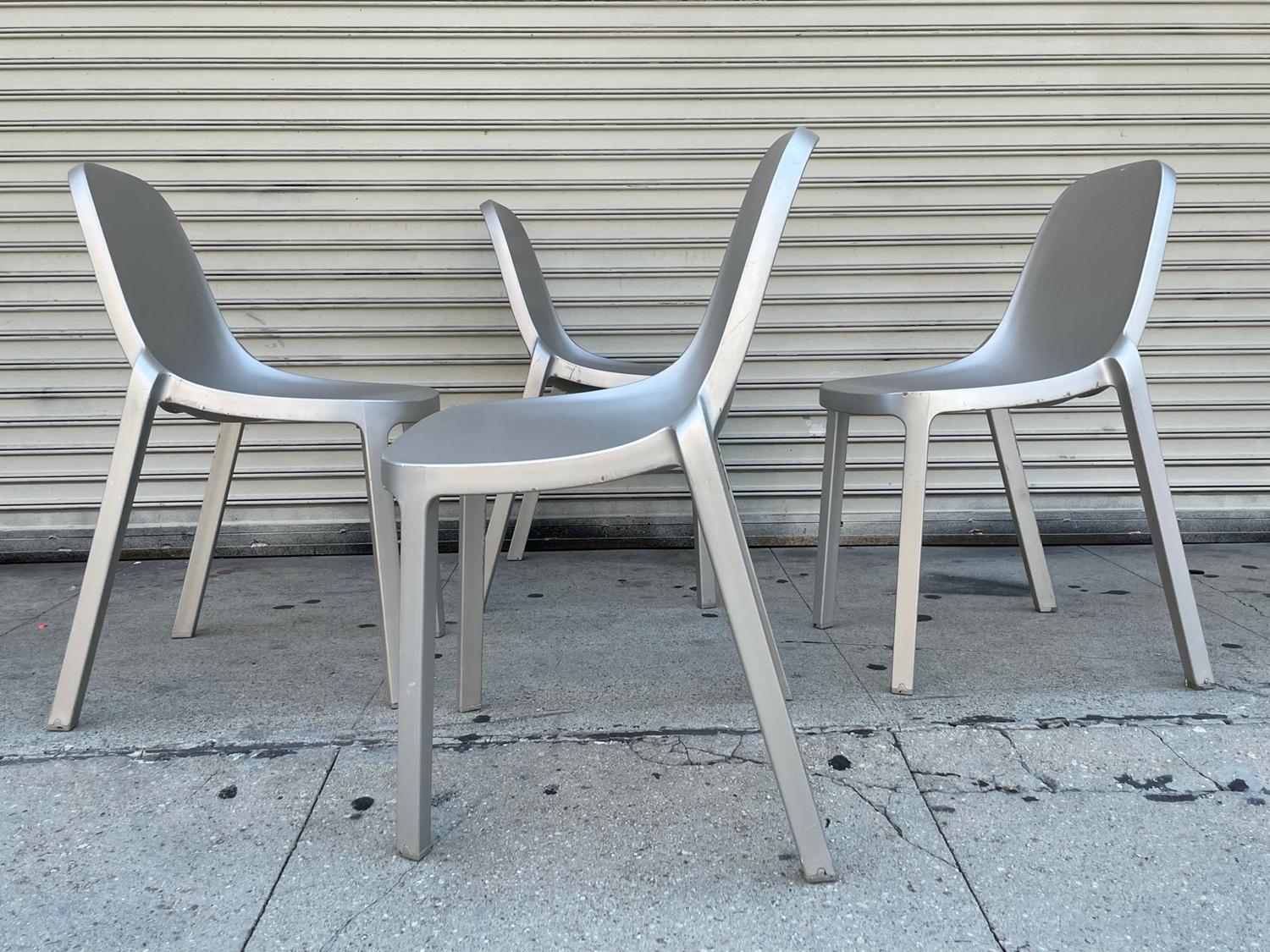 American Set of 4 Broom Chairs by Philippe Starck for Emeco