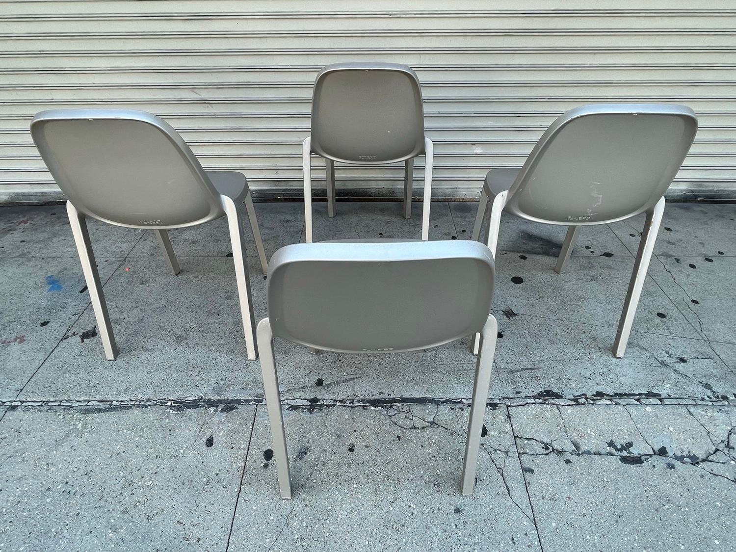 Set of 4 Broom Chairs by Philippe Starck for Emeco 1