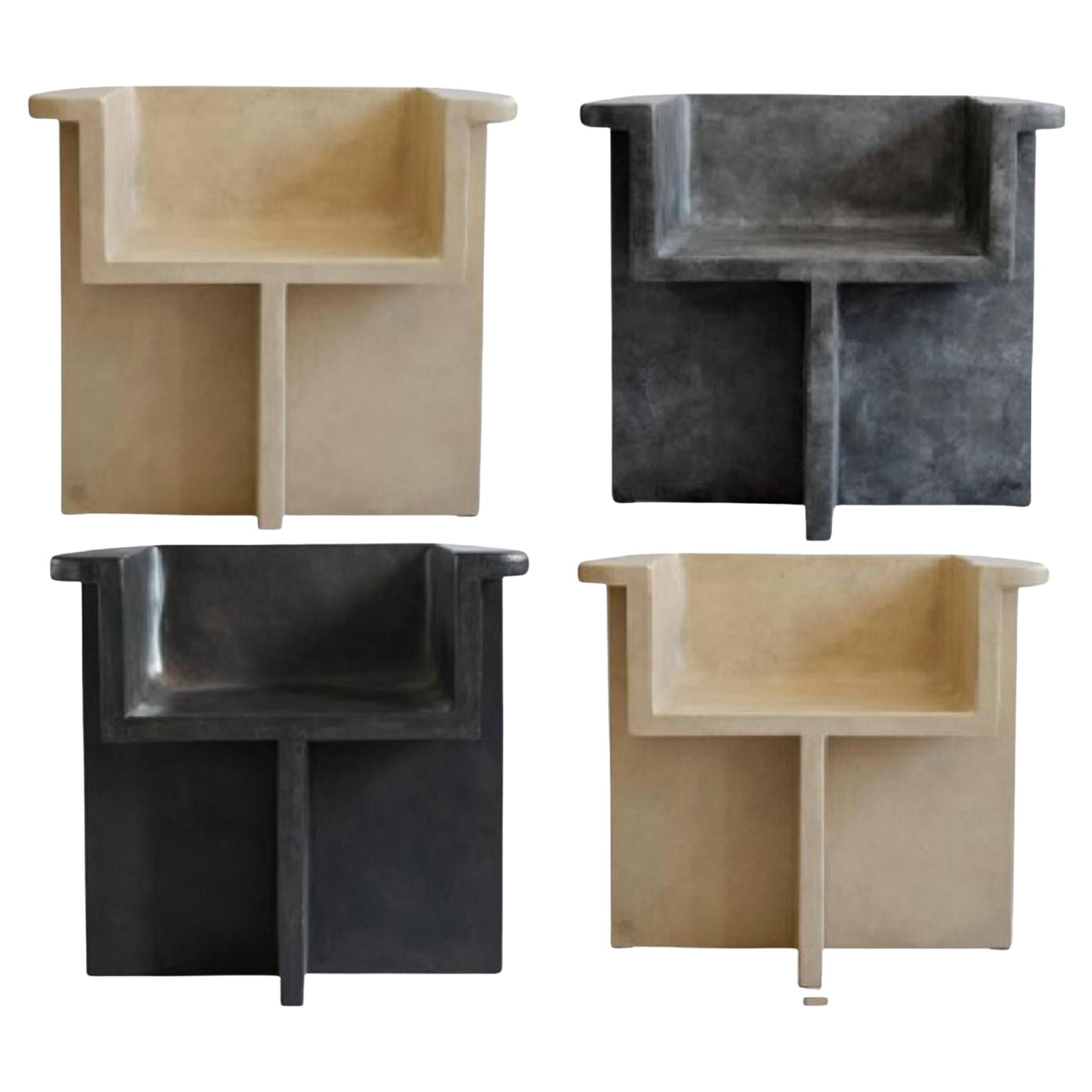 Set of 4 Brutus Dining Chairs by 101 Copenhagen