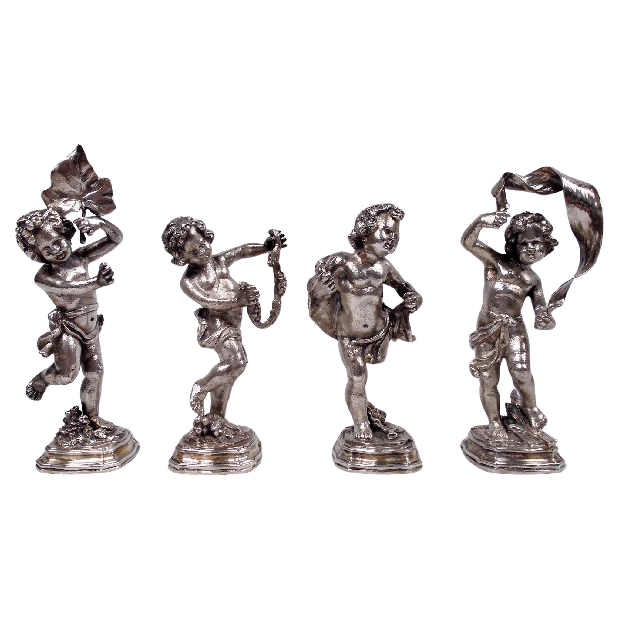 Set of 4 Buccellati Bacchus Babes Gamboling Naked