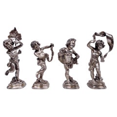 Vintage Set of 4 Buccellati Bacchus Babes Gamboling Naked