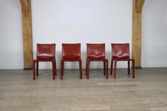 Set of 4 CAB 412 dining chairs by Mario Bellini for Cassina, 1970