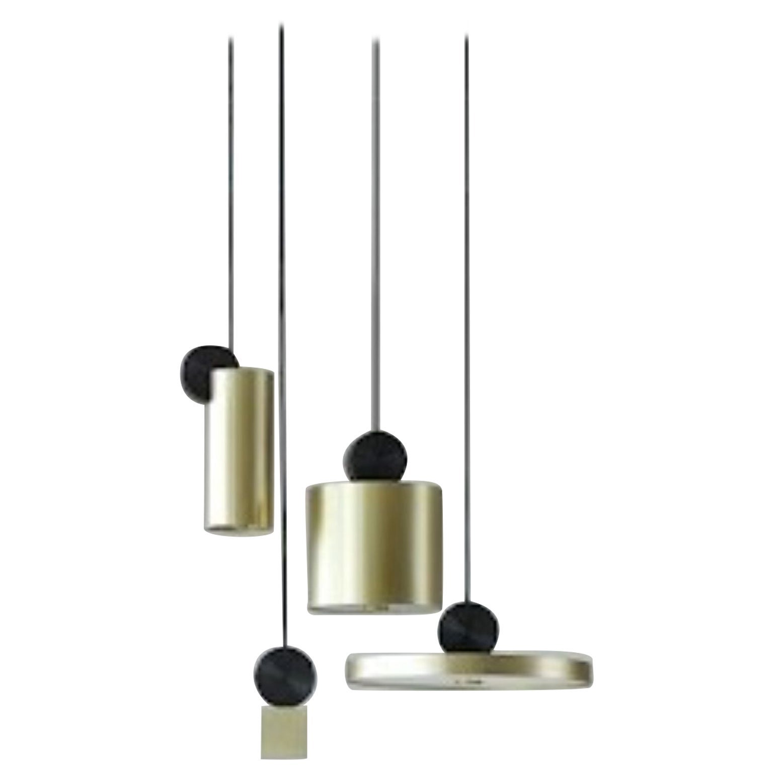 Ensemble de 4 plafonniers Calee par POOL