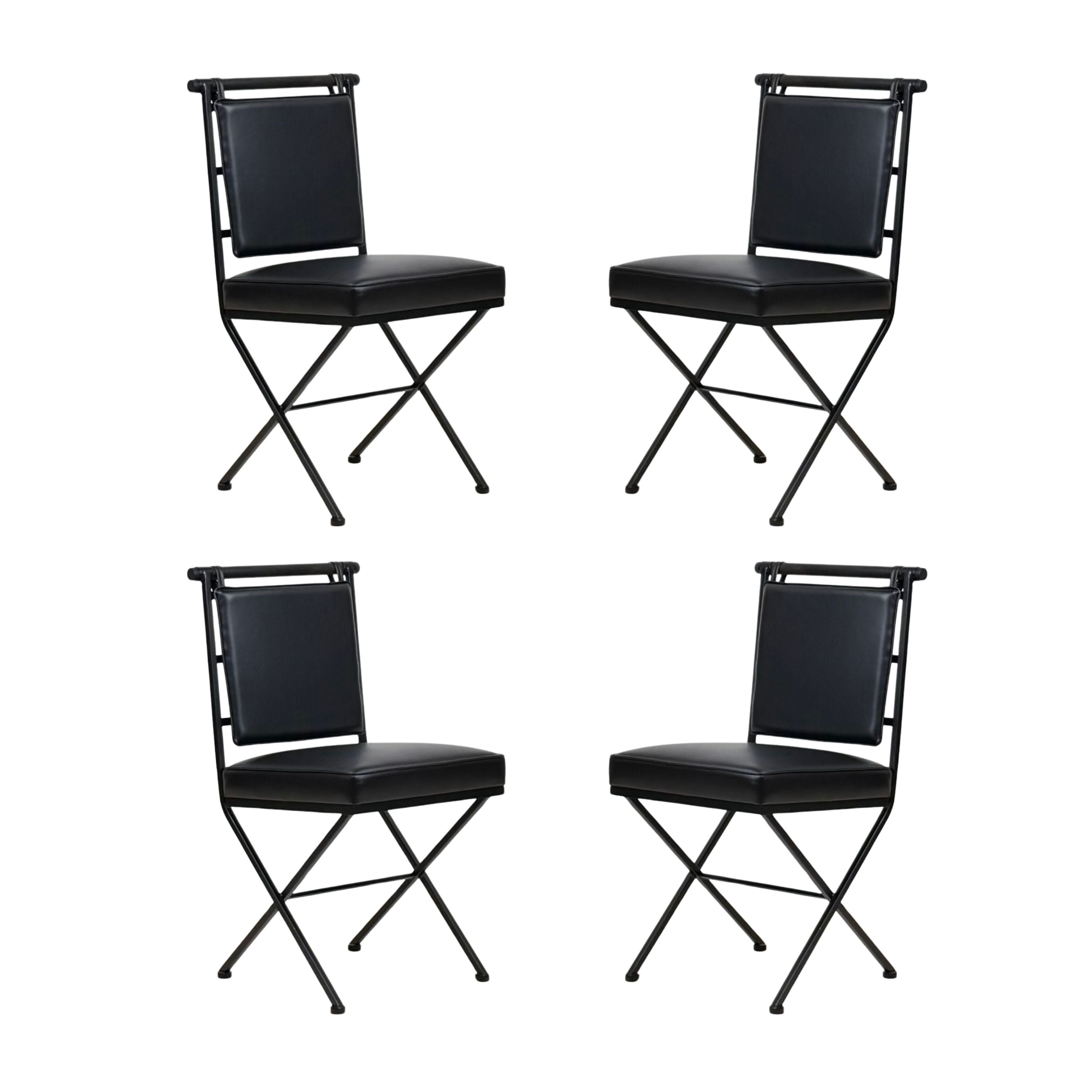 Juego de 4 sillas "Camarga" de Design Frères en COM en venta