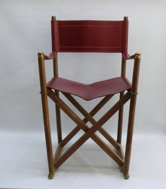 Set of 4 Campaign Chairs  - foldable Safari Chairs - Almazan, Spain 1960s