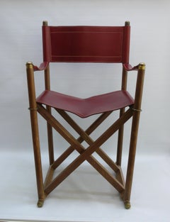 4 Chaises Campaigner/Safari pliables comme Mogens Koch MK 16 - Almazan, Espagne années 1960