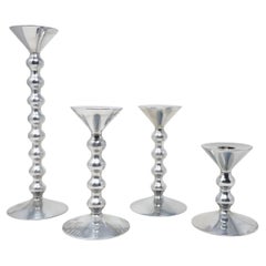 Set of 4 Candleholders by Alessandro Mendini for Alessi