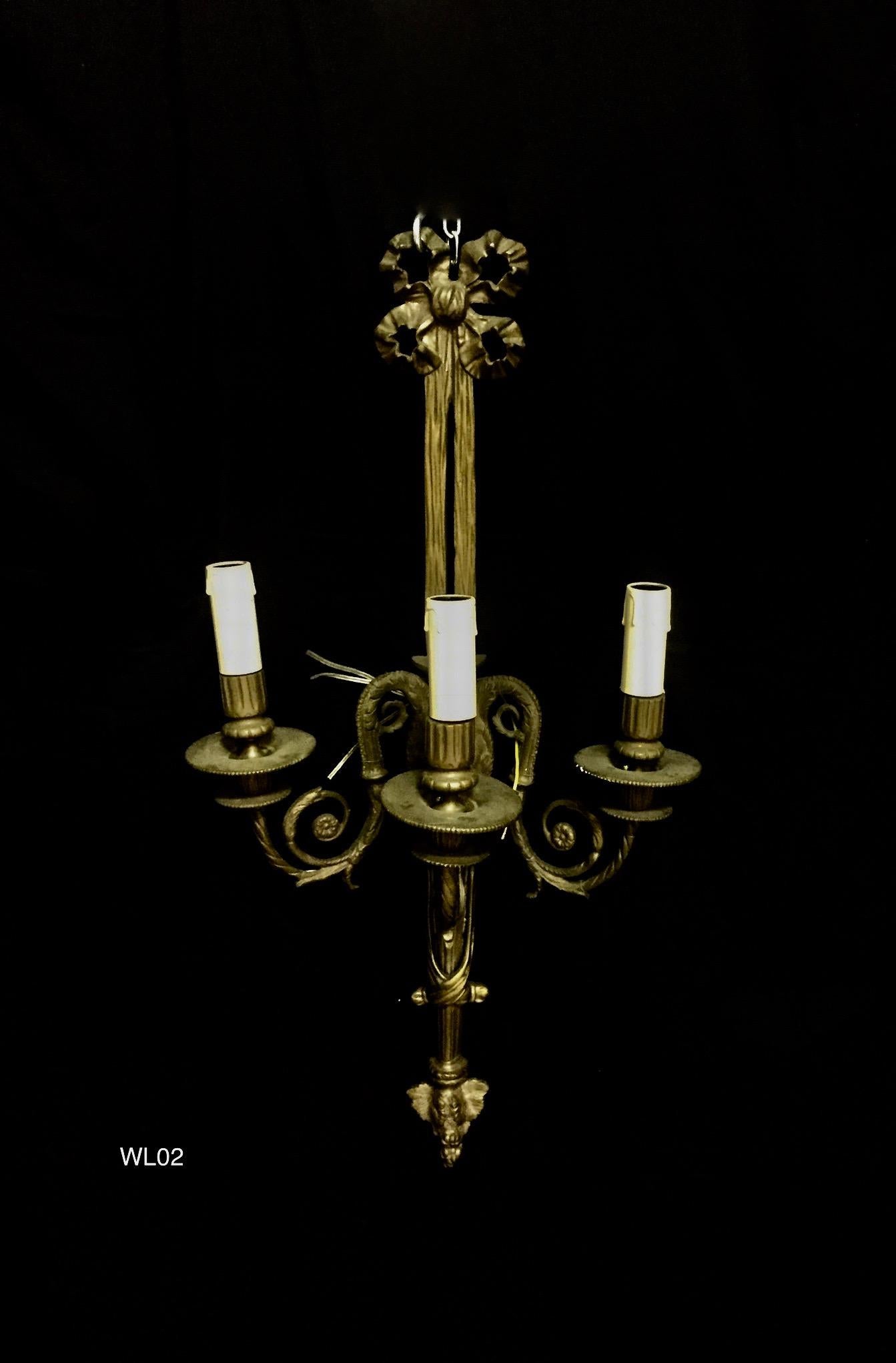 baroque wall sconces